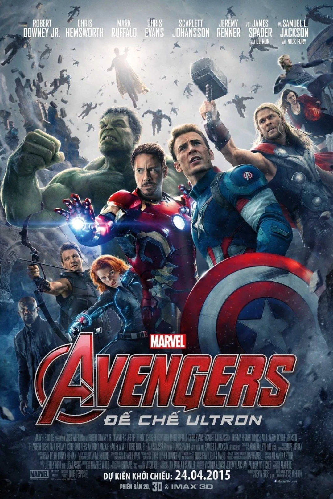 Biệt Đội Siêu Anh Hùng 2: Đế Chế Ultron (Avengers: Age Of Ultron) [2015]
